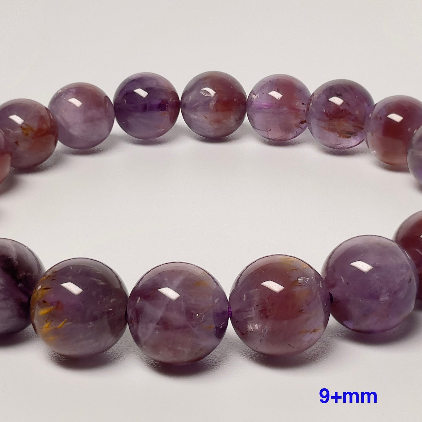 Stonelry Natural Auralite 23 Crystal (Amethyst) Beaded Bracelet