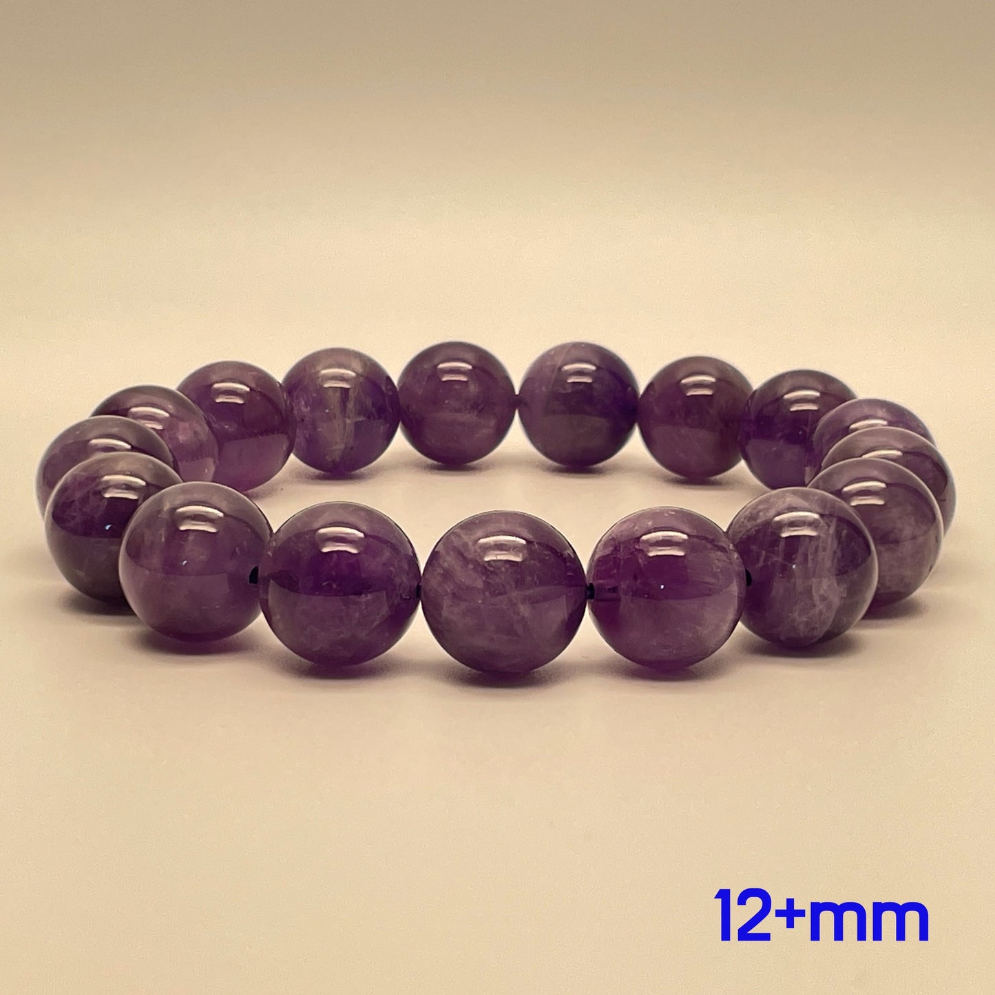 Stonelry Natural Amethyst Beaded Bracelet