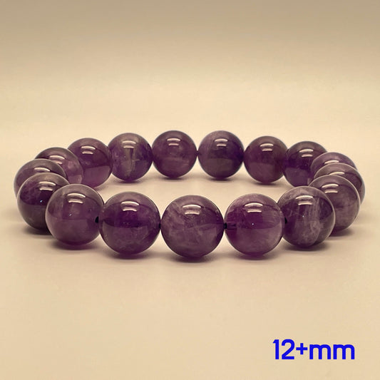 Stonelry Natural Amethyst Beaded Bracelet