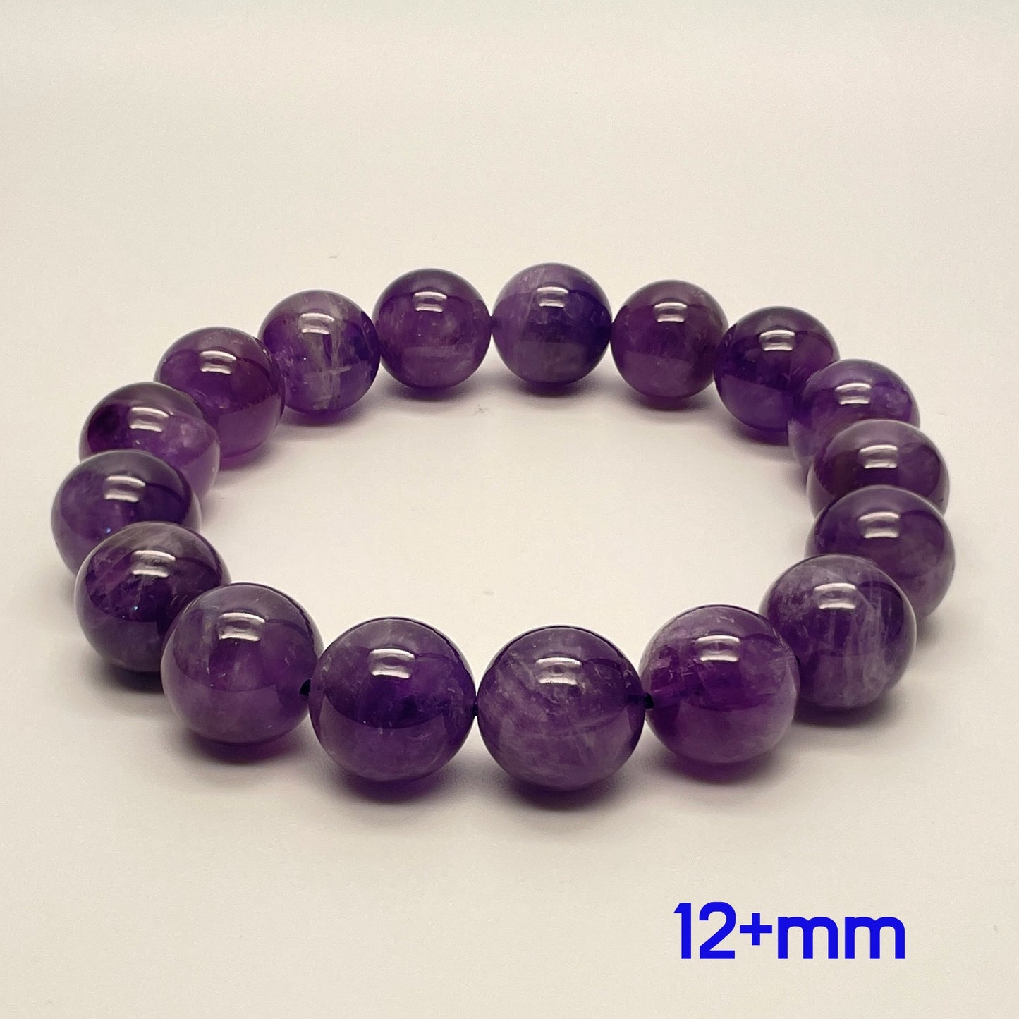 Stonelry Natural Amethyst Beaded Bracelet