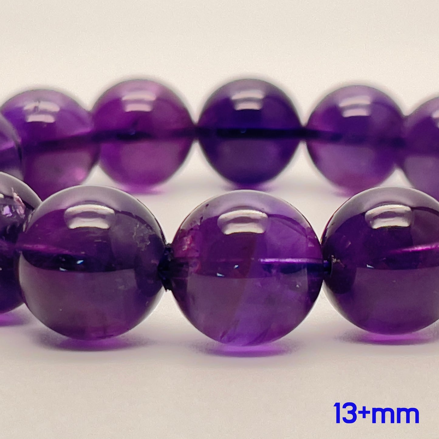 Stonelry Natural Amethyst Beaded Bracelet