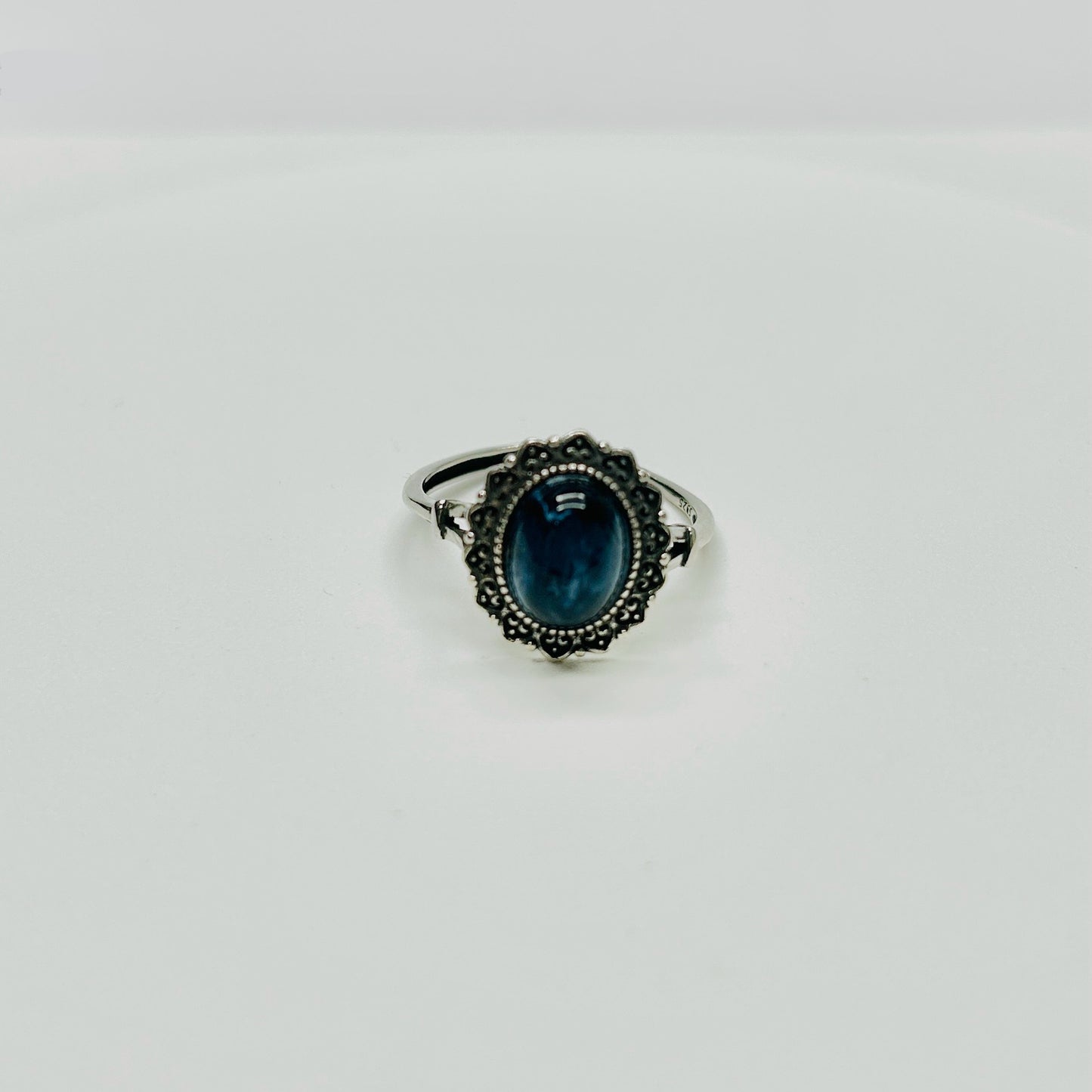 Stonelry Pietersite Ring - Oval-Cut Solitaire Ring