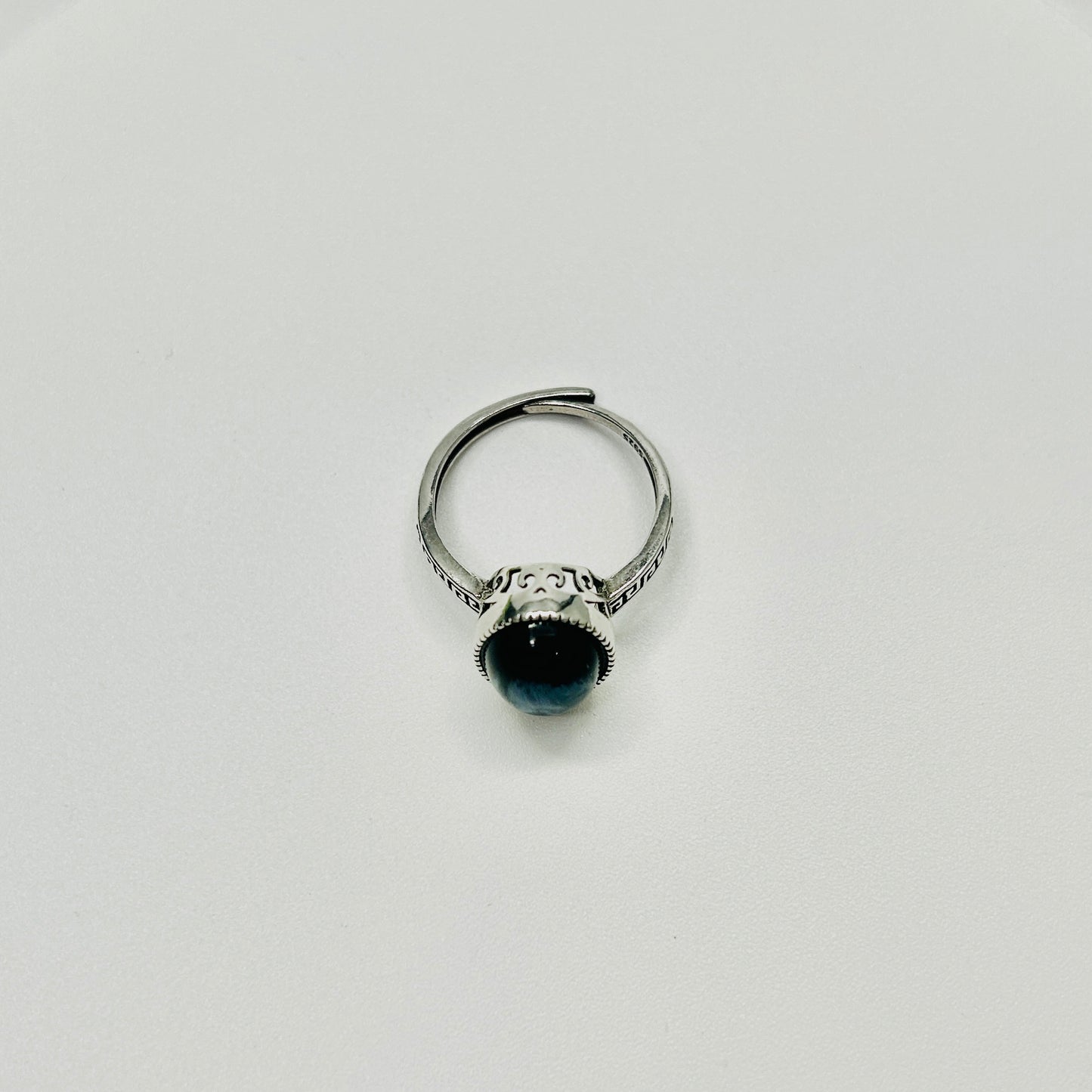 Stonelry Pietersite Ring - Oval-Cut Solitaire Ring