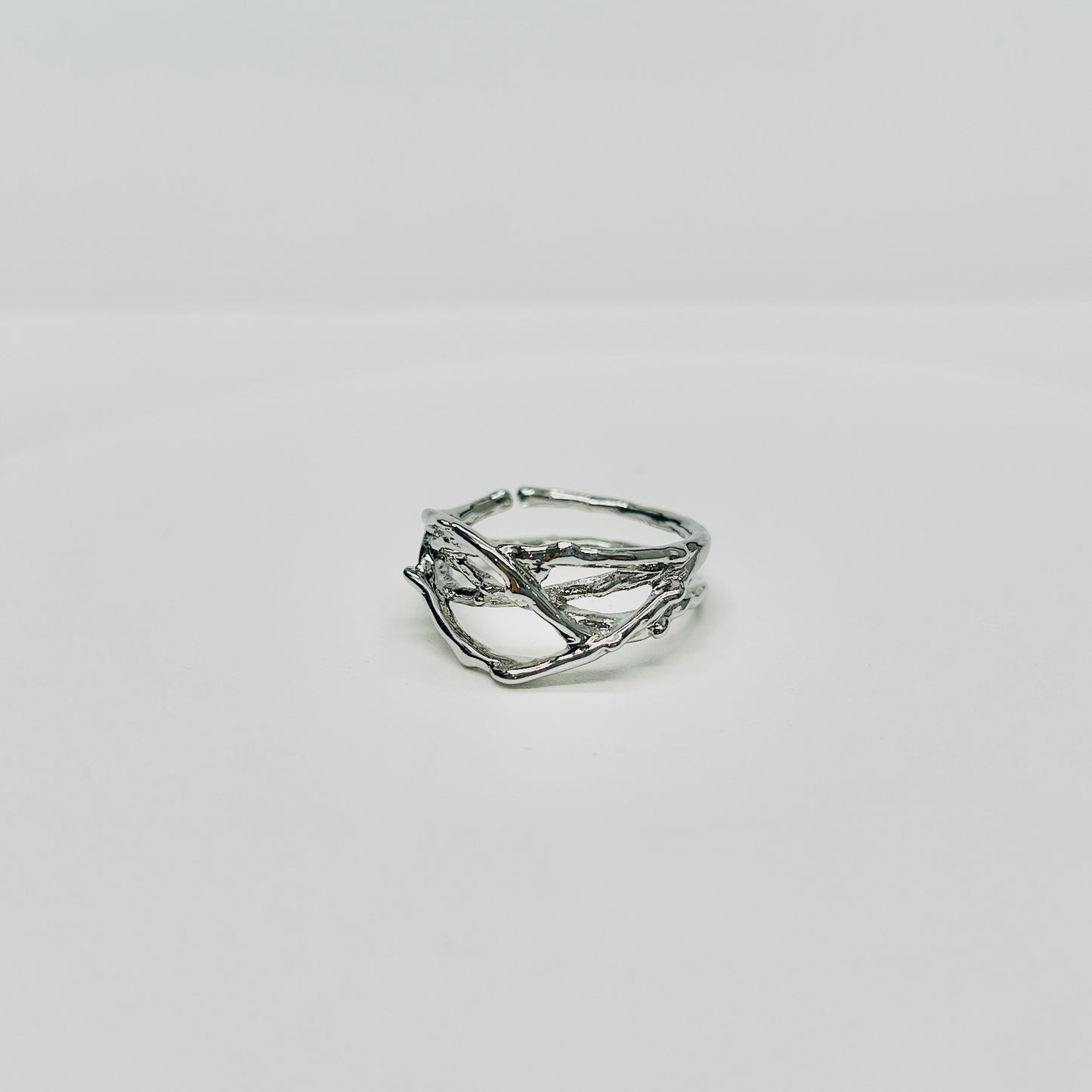 Stonelry Silver Ring - Silver Branches Ring