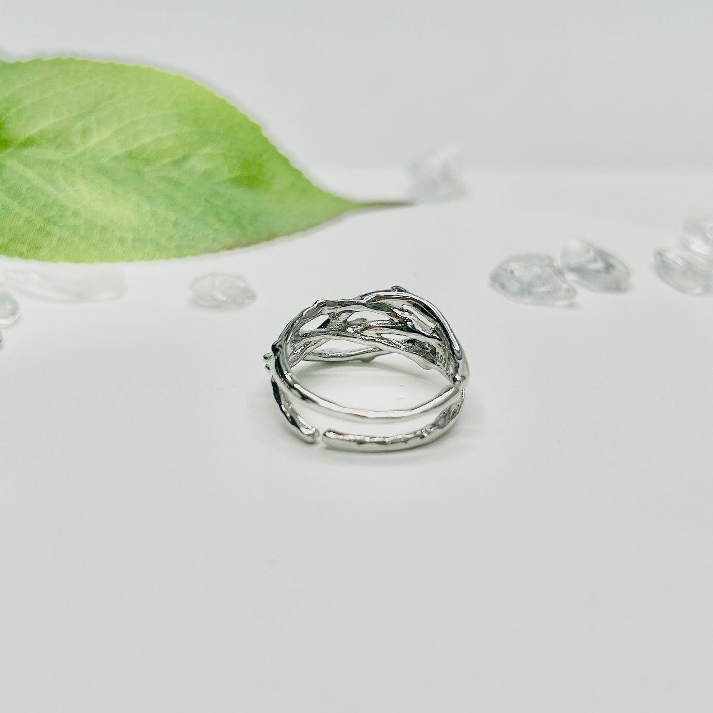 Stonelry Silver Ring - Silver Branches Ring