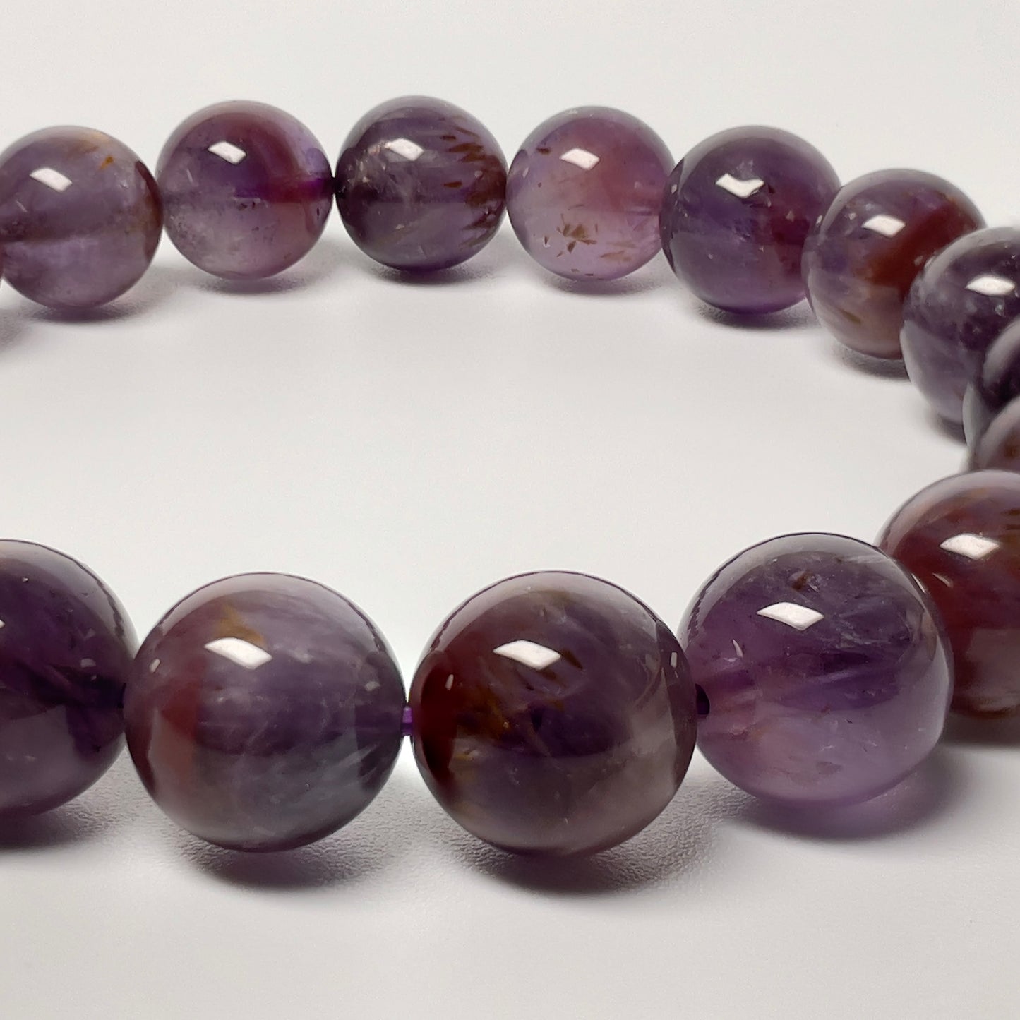 Stonelry Natural Premium Auralite 23 Crystal (Amethyst) Beaded Bracelet (10+mm) #3281009110