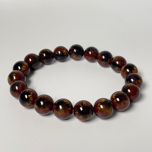 Stonelry Natural Rare Sky Eye Auralite 23 Crystal (Amethyst) Beaded Bracelet (10+mm) #3281009510