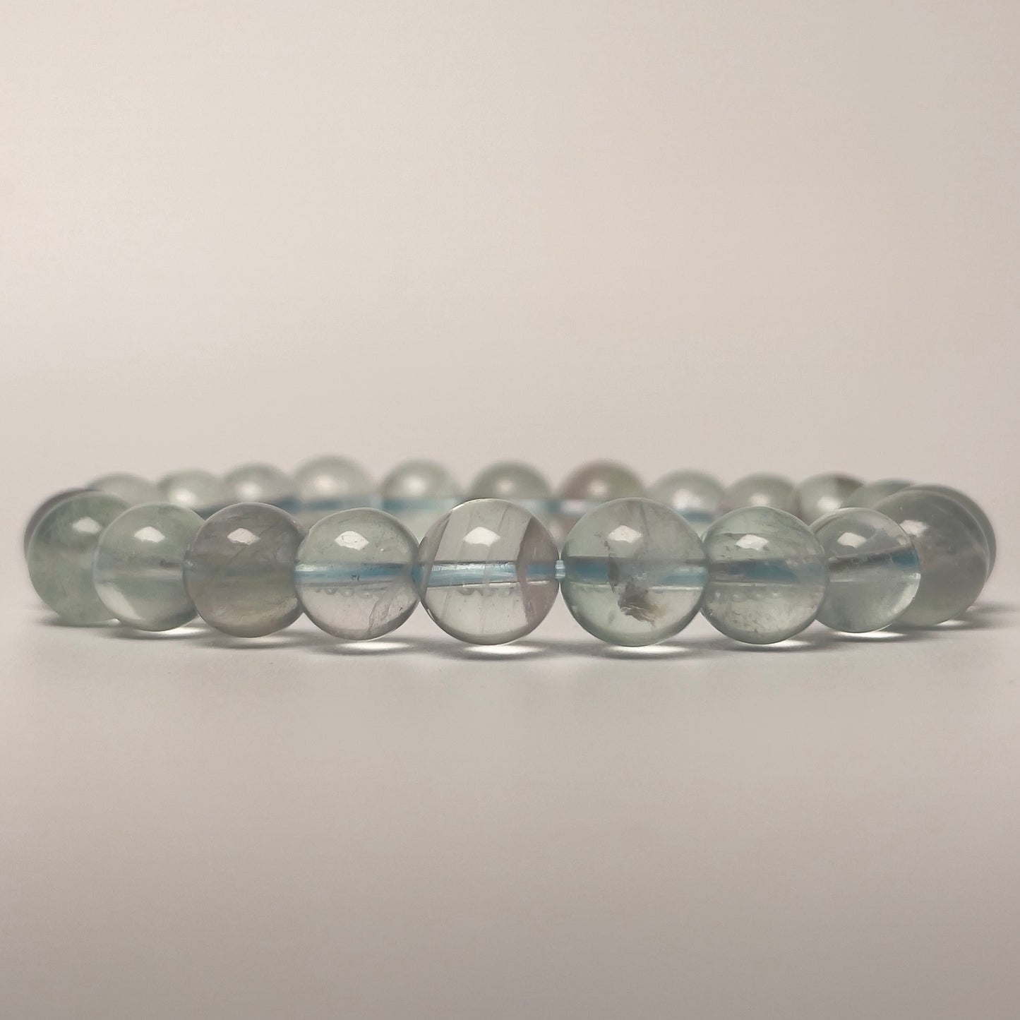 Stonelry Natural Blue Fluorite Beaded Bracelet (8+mm) #3281010208