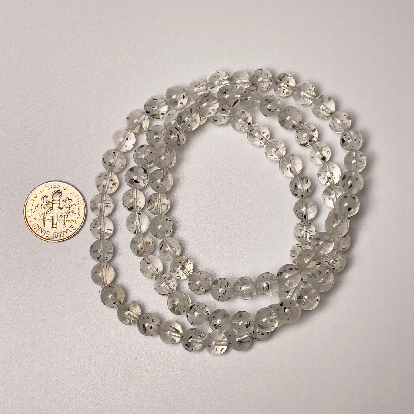 Stonelry Natural Biotite Mica Beaded Strand (6+mm) | 22"