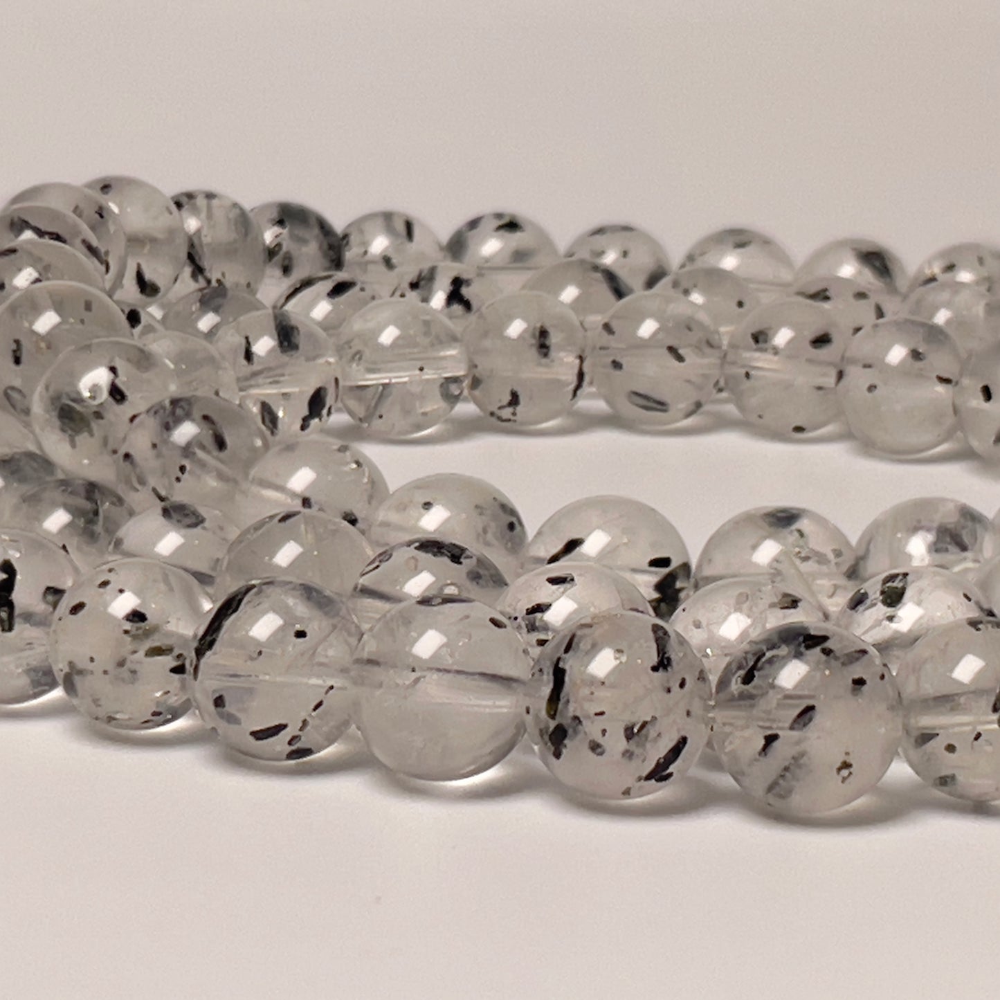 Stonelry Natural Biotite Mica Beaded Strand (6+mm) | 22"