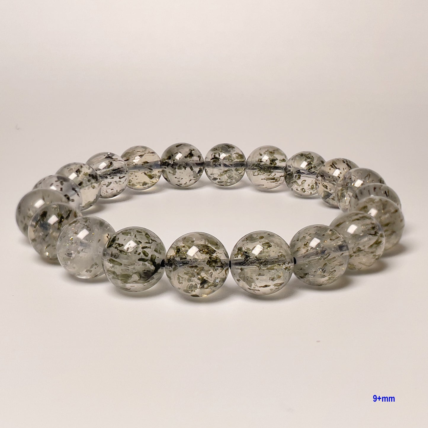 Stonelry Natural Biotite Mica Beaded Bracelet (9 to 13+mm)