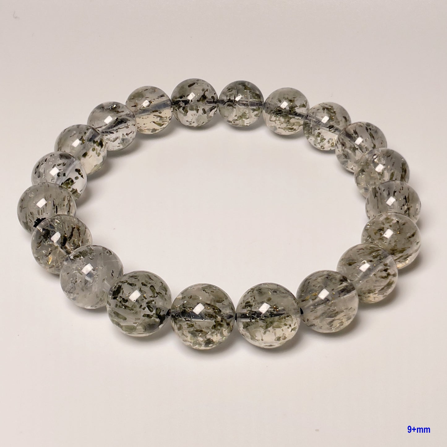 Stonelry Natural Biotite Mica Beaded Bracelet (9 to 13+mm)