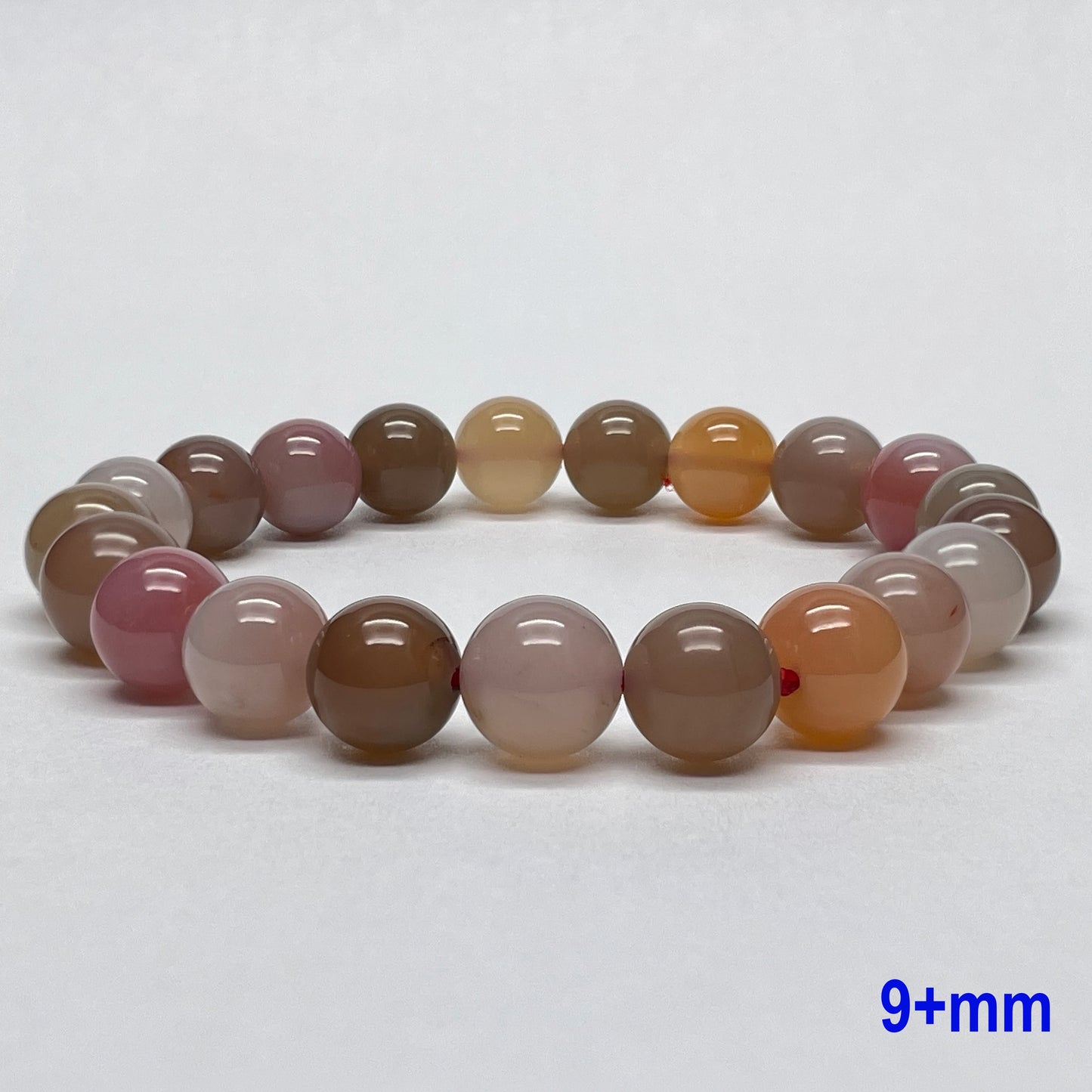Stonelry Natural Multicolor Yanyuan Agate Beaded Bracelet (8 to 9+mm)