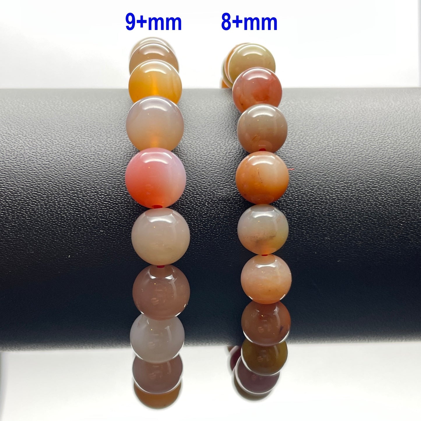 Stonelry Natural Multicolor Yanyuan Agate Beaded Bracelet (8 to 9+mm)