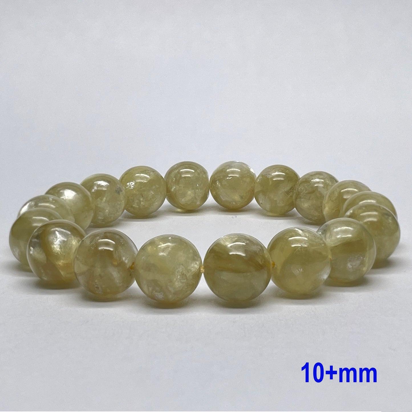 Stonelry Natural Golden Mica Beaded Bracelet (10 to 16+mm)