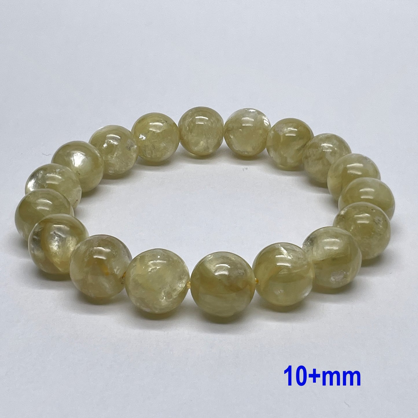 Stonelry Natural Golden Mica Beaded Bracelet (10 to 16+mm)