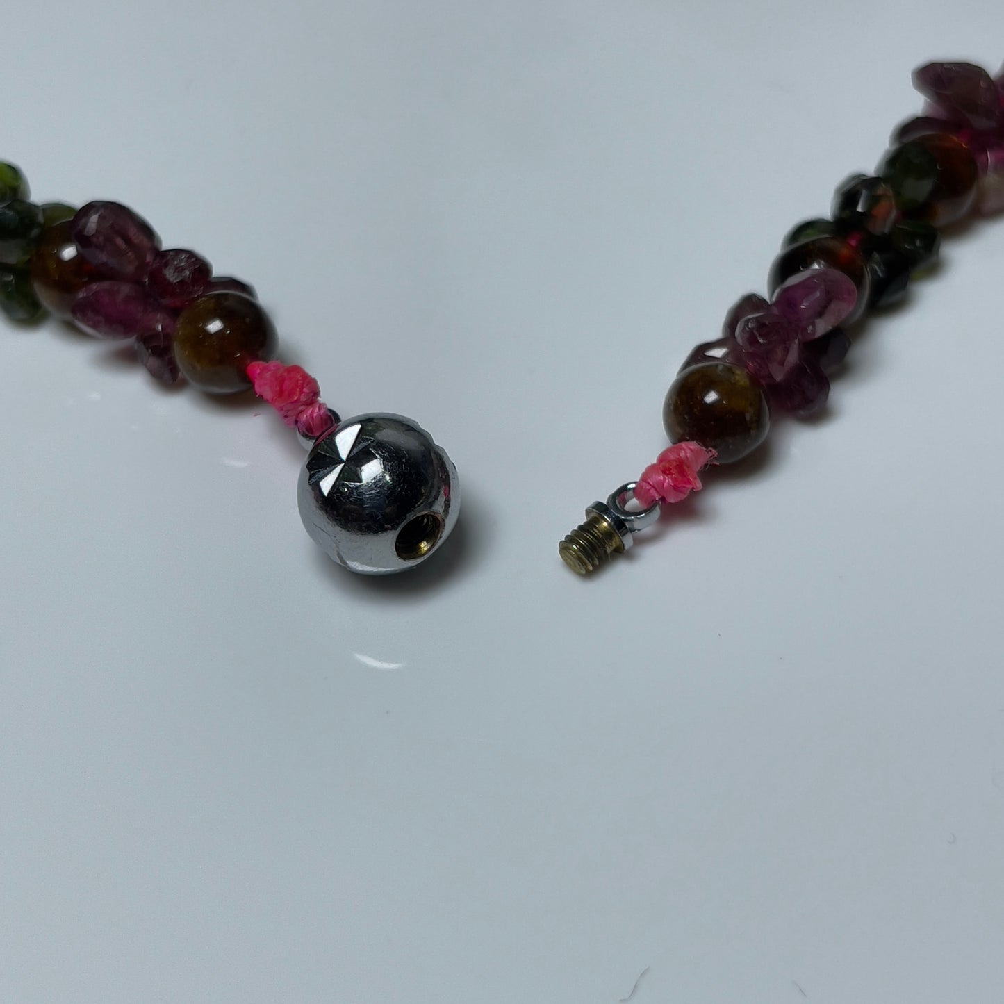 Stonelry Handcrafted Multicolor Tourmaline Gemstone Beaded Necklace - Elegant Natural Stone Jewelry for Women