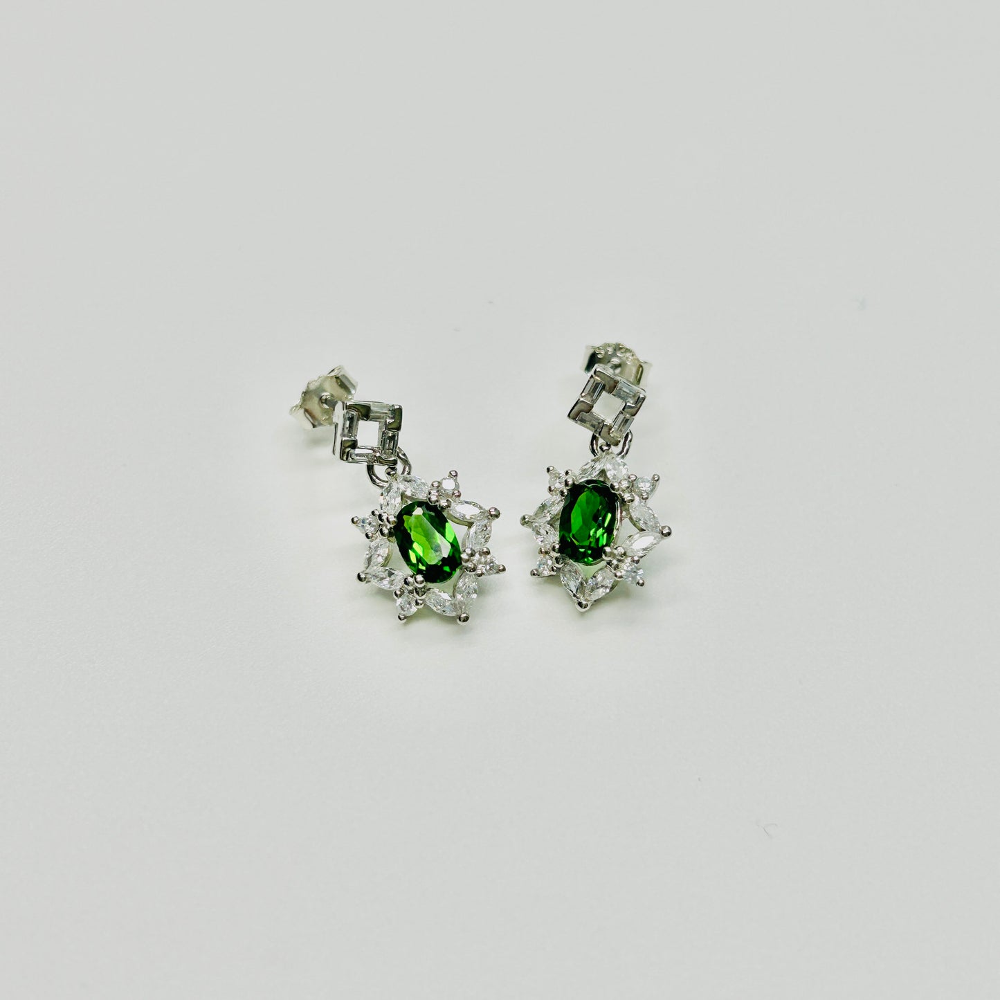 Stonelry Diopside Drop Earrings - Whispering Willows