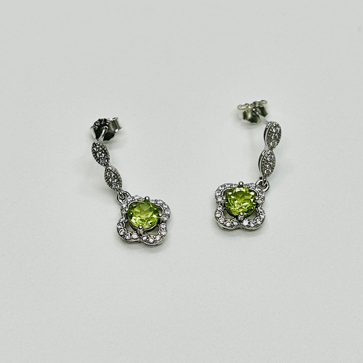 Stonelry Peridot Drop Earrings - Spring Wishes