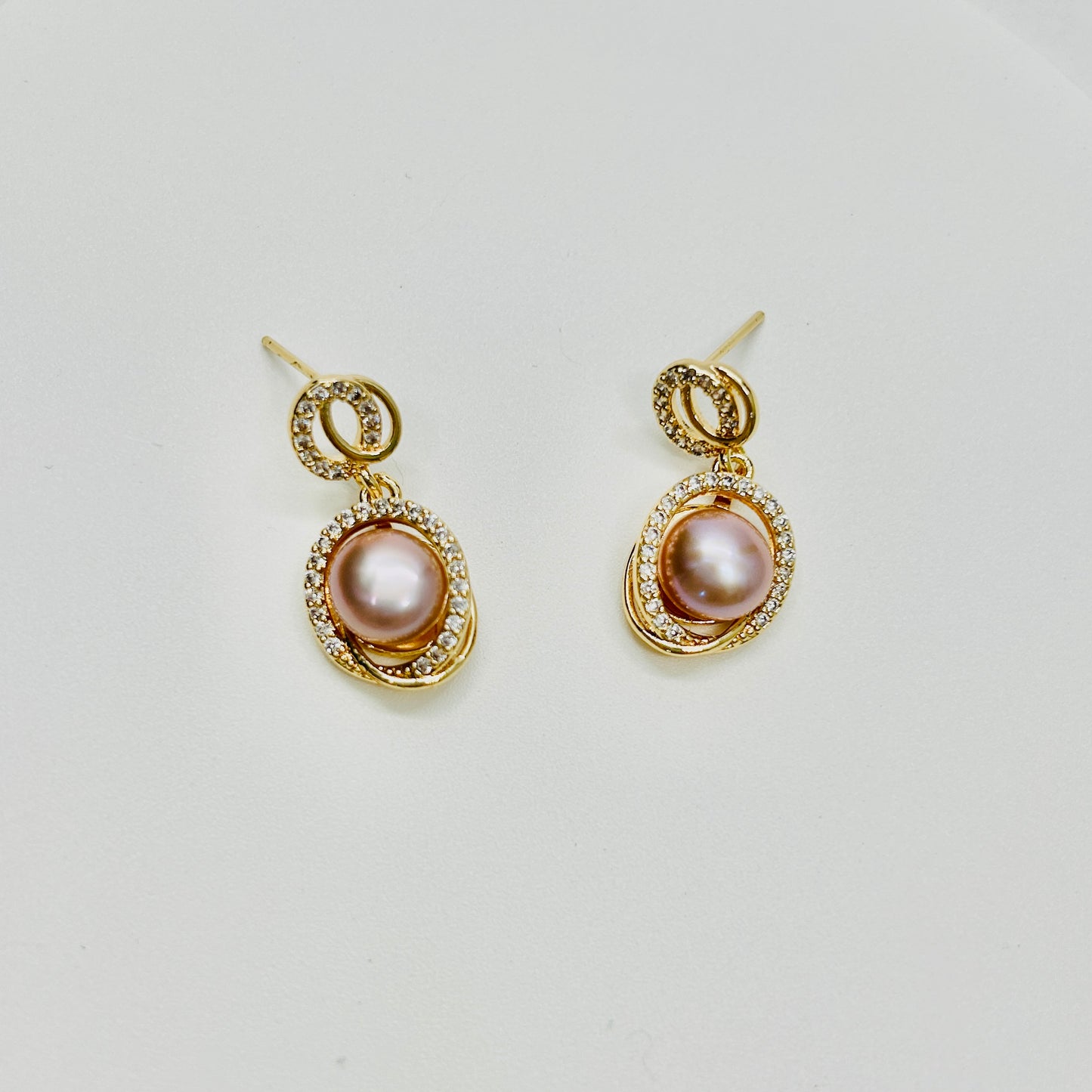 Stonelry Pearl Drop Earrings - Nebula Rings