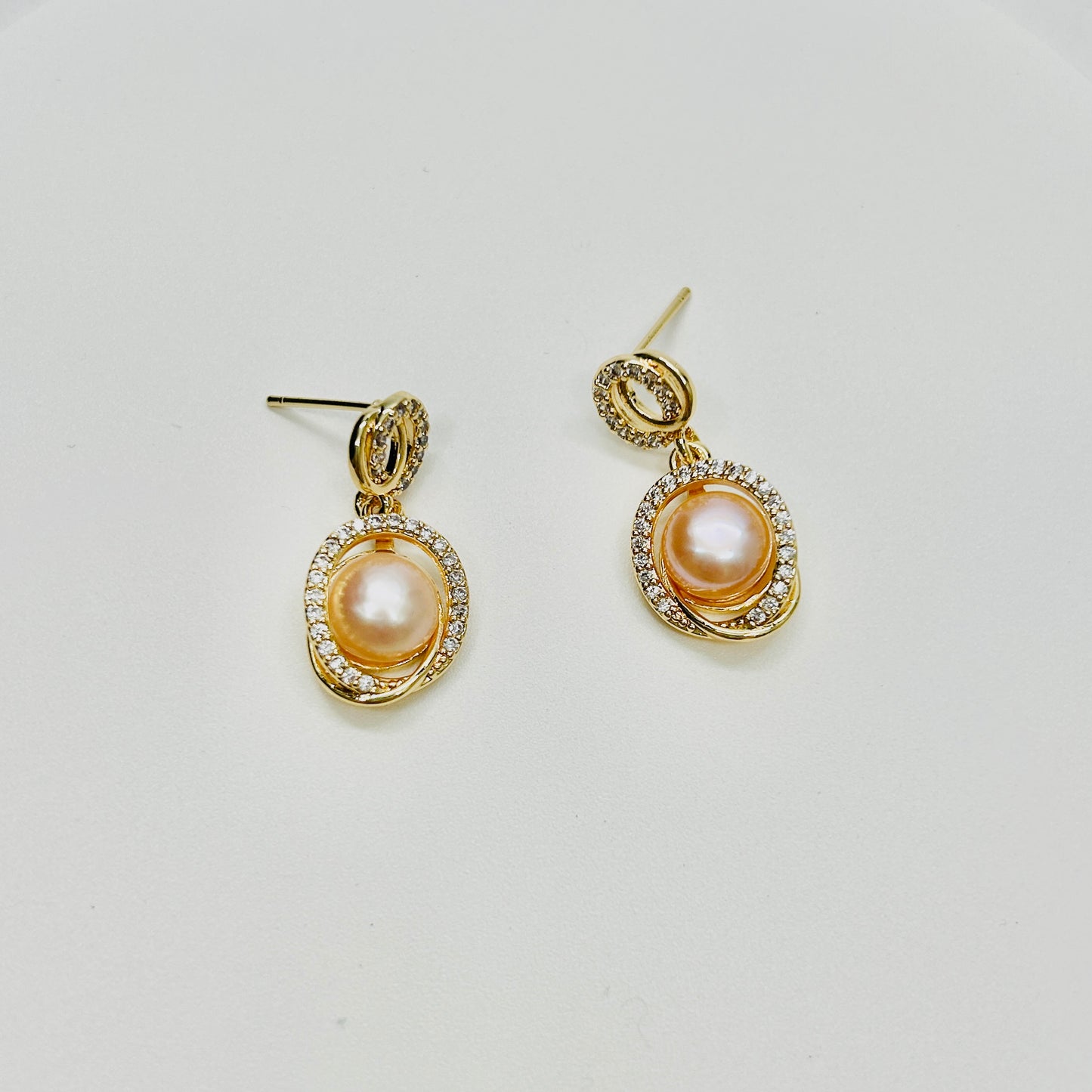 Stonelry Pearl Drop Earrings - Nebula Rings