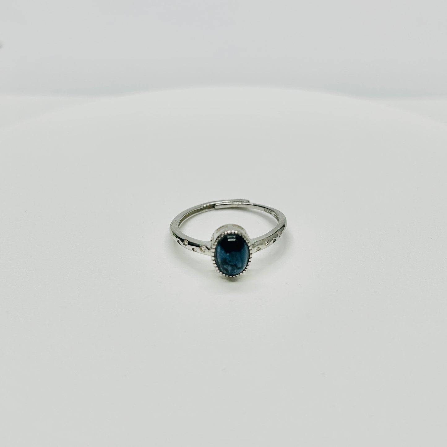 Stonelry Pietersite Ring - Mini Oval-Cut Solitaire Ring