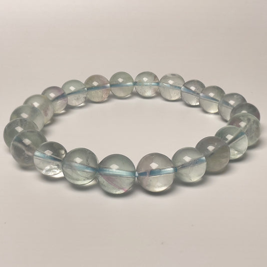 Stonelry Natural Blue Fluorite Beaded Bracelet (8+mm) #3281010208