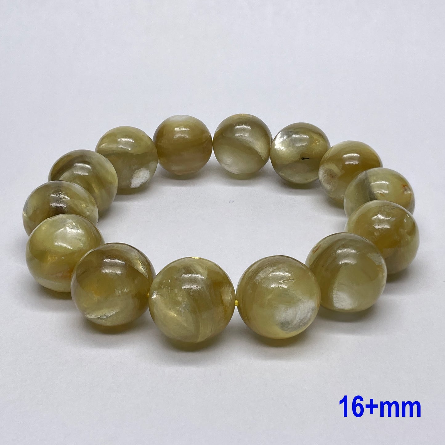 Stonelry Natural Golden Mica Beaded Bracelet (10 to 16+mm)